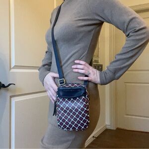 Tommy Hilfiger Crossbody Phone Bag - Navy and Red